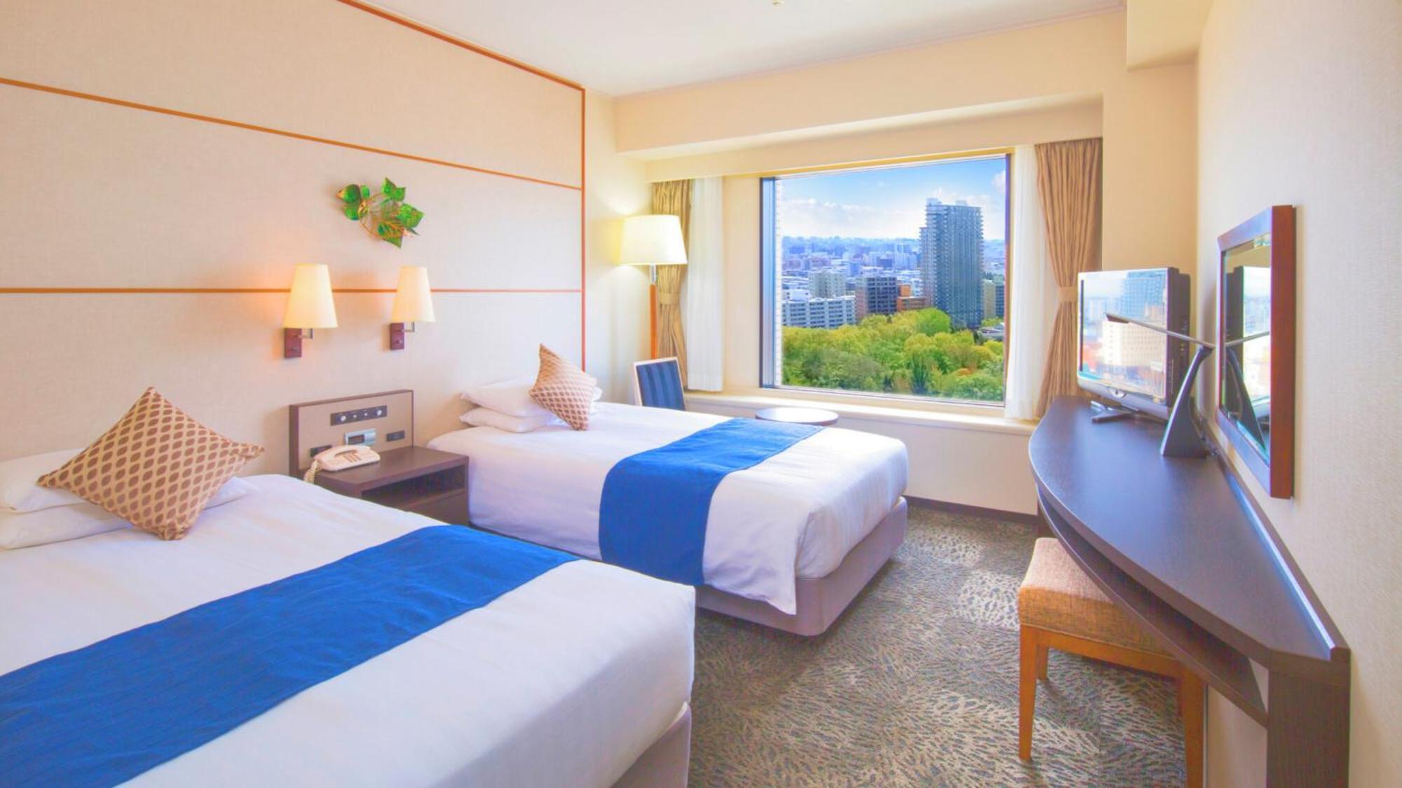 Premier Hotel Nakajima Park Sapporo Bagian luar foto A room at the hotel