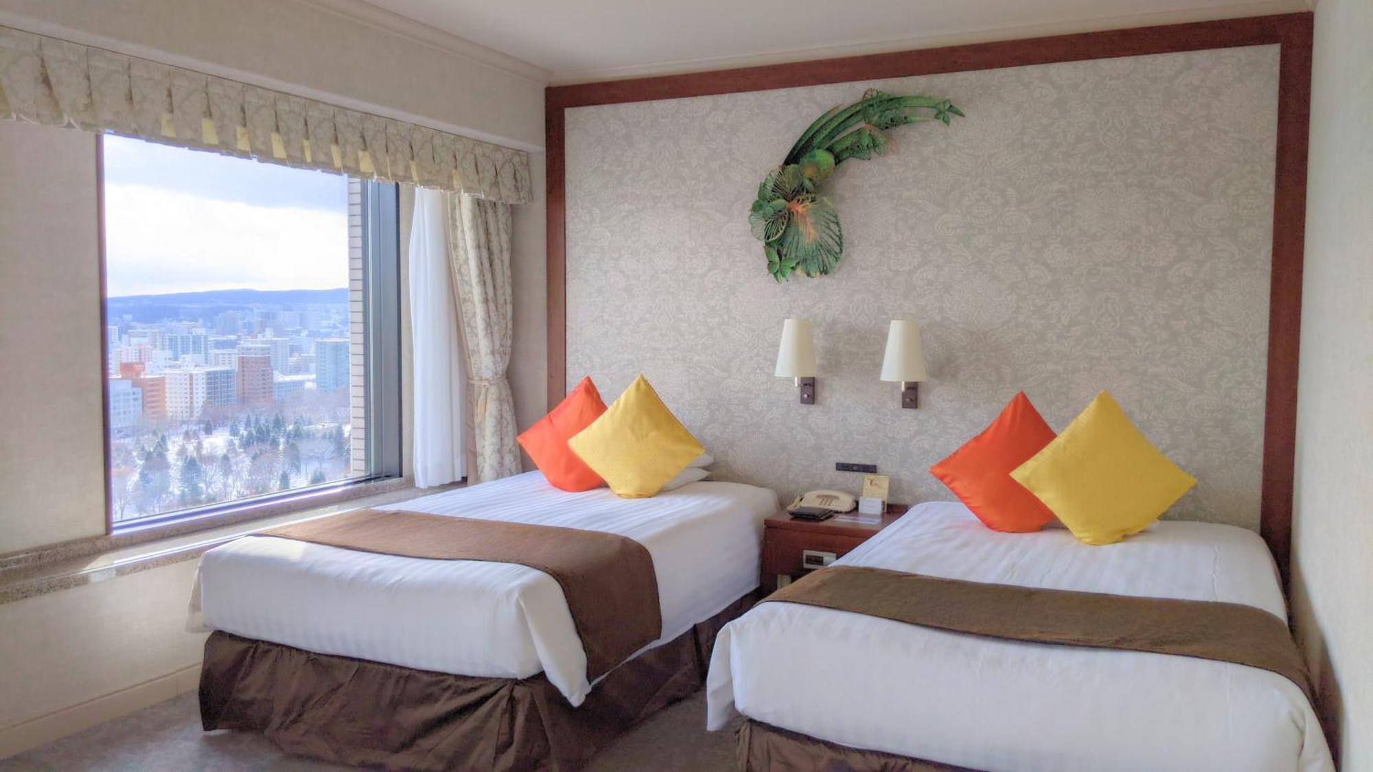 Premier Hotel Nakajima Park Sapporo Bagian luar foto A room at the hotel